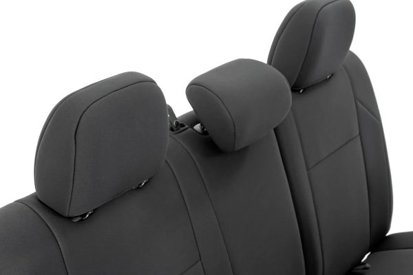 Tacoma Rough Country Neoprene Front and Rear Seat Covers; Black 91052 JK - MadeInUSA - Image 8