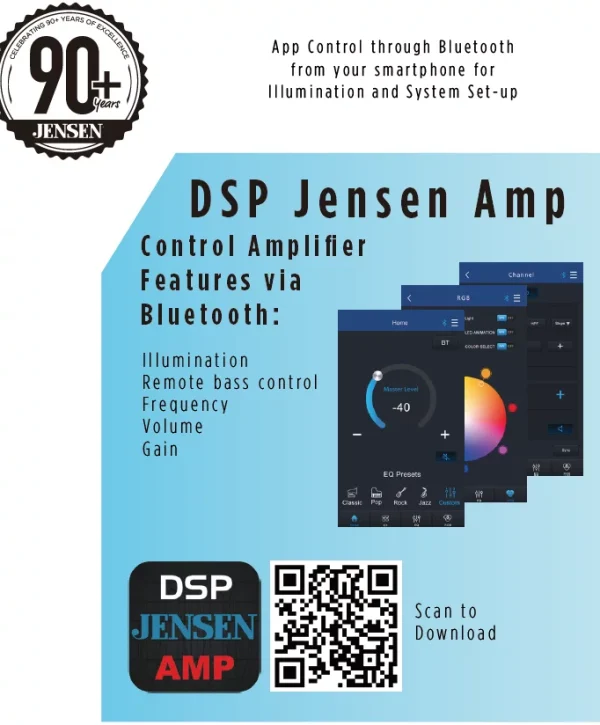 Jensen XDA91RB Class-D Mono Amplifier with 240 Watts x 1 RMS,1200 Watts Peak Power, New - MadeInUSA - Image 9
