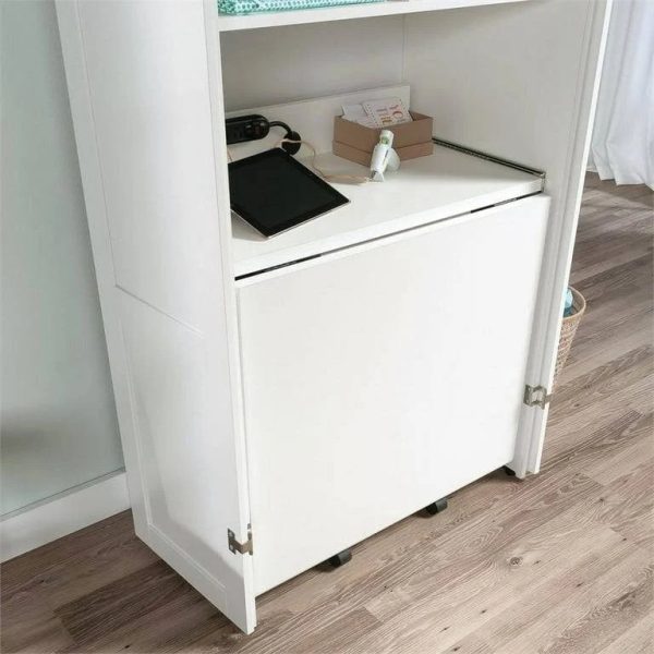 Sauder Select Craft & Sewing Armoire in Soft White - MadeInUSA - Image 6