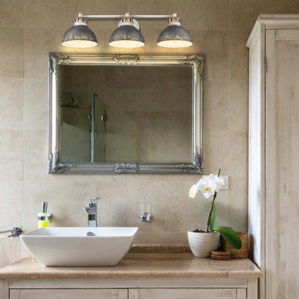 Golden Lighting Kinsley 3-Light Bath Vanity in Aged Galvanized Steel - 0865-BA3 AGV-ABI - MadeInUSA - Image 4