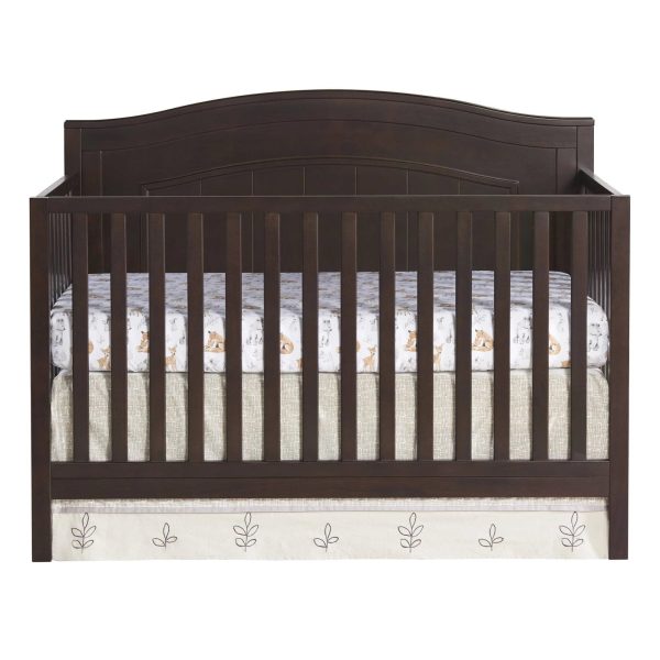 Oxford Baby North Bay 4-in-1 Convertible Crib - Espresso - MadeInUSA - Image 5