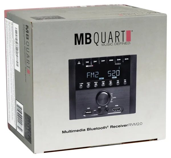 MB Quart RVM2.0 2-Zone RV Receiver Bluetooth Radio Stereo+(2) 5.25 Speakers - MadeInUSA - Image 9