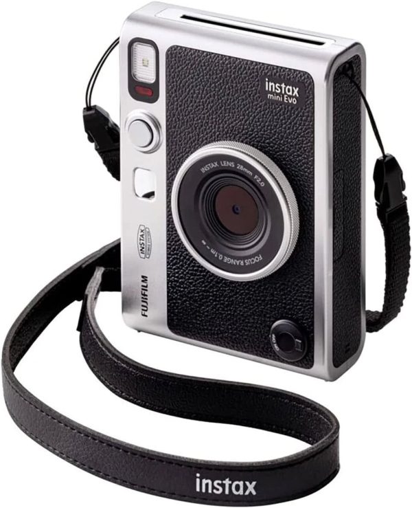 Fujifilm Instax Mini Evo Instant Film Camera (Black) with 20 Films + 32GB Card - MadeInUSA - Image 5