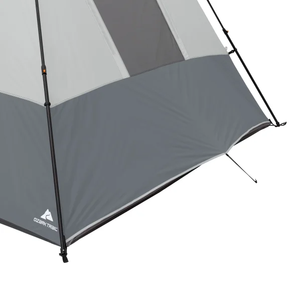 Ozark Trail 10' x 9' 6-Person Instant Cabin Tent with LED Light, 19.38 lbs - MadeInUSA - Image 9