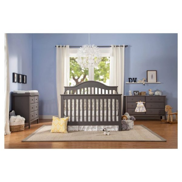 DaVinci Jayden 6 Drawer Double Dresser - Slate - MadeInUSA - Image 5