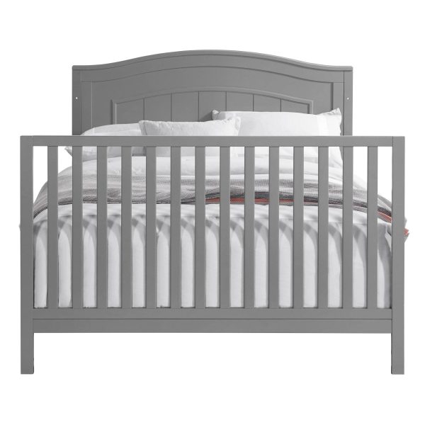 Oxford Baby North Bay 4-in-1 Convertible Crib - Dove Gray - MadeInUSA - Image 5