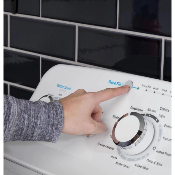 GE GTW465ASNWW 4.5 Cu. ft. White Top Load Washer - MadeInUSA - Image 9