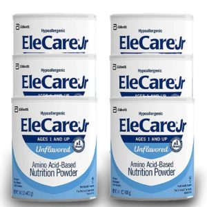 EleCare Jr Unflavored Powder (14.1 oz) - Case of 6 - MadeInUSA