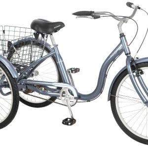 Schwinn Meridian Adult Tricycle, Blue, 24" - MadeInUSA