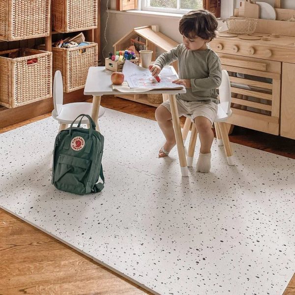 Terrazzo Play Mat Nordic Pale Grey - MadeInUSA