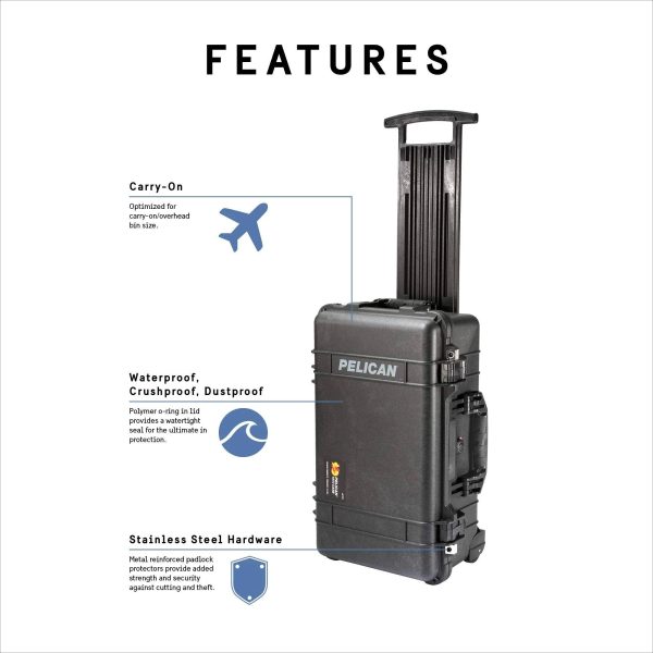 Pelican - 1510 Carry on Case - MadeInUSA - Image 4