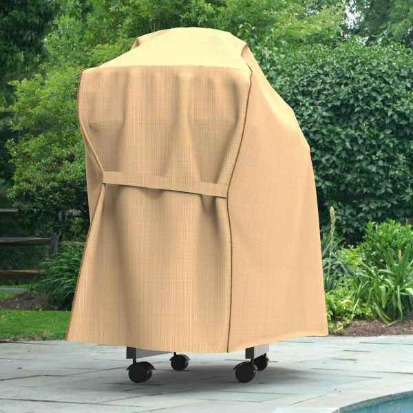 Budge Large Tan Patio Outdoor BBQ Grill Cover, Sedona - Image 5
