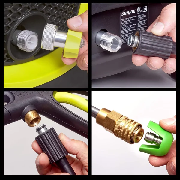 Restored Scratch and Dent Sun Joe SPX3000 Electric Pressure Washer (green) | 14.5-Amp | 2030 PSI Max* | 1.76 GPM Max* | Scratch and Dent - MadeInUSA - Image 8