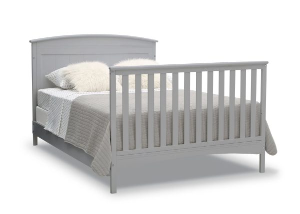 Delta Children Archer 4-in-1 Convertible Crib - Grey - MadeInUSA - Image 8