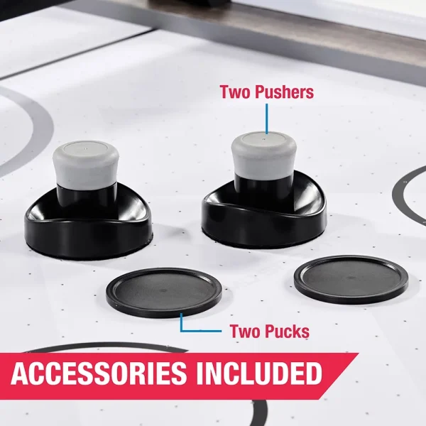 MD Sports 5 ft. Air Powered Hockey Table with Overhead Electronic Scorer, 60 x 32 x 32 - MadeInUSA - Image 7