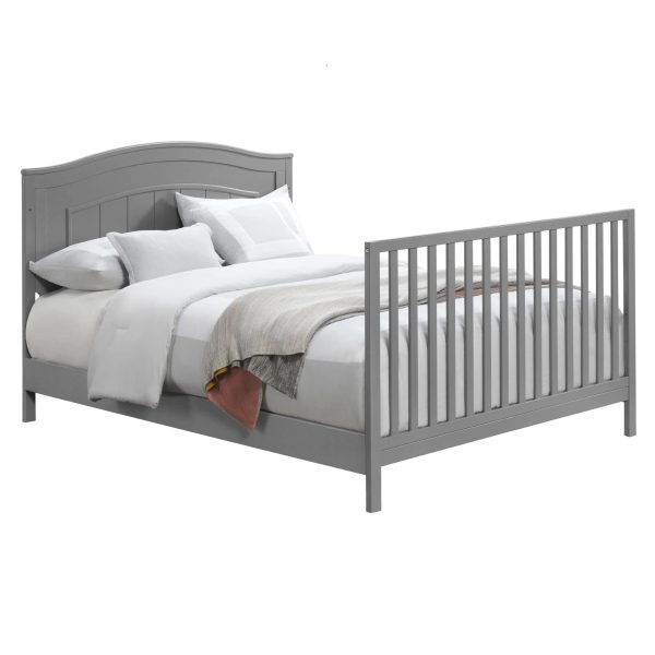 Oxford Baby North Bay 4-in-1 Convertible Crib - Dove Gray - MadeInUSA - Image 2