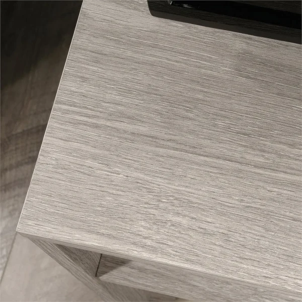 Pemberly Row Modern Engineered Wood TV Stand for TVs up to 50"in Champagne Oak - MadeInUSA - Image 9