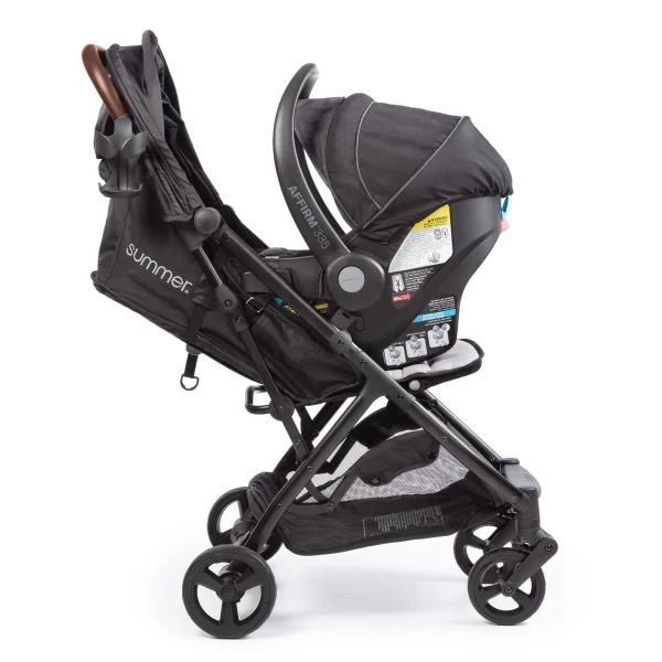 Summer by Ingenuity 3Dquickclose CS+ Compact Fold Baby Stroller, Black - MadeInUSA - Image 8