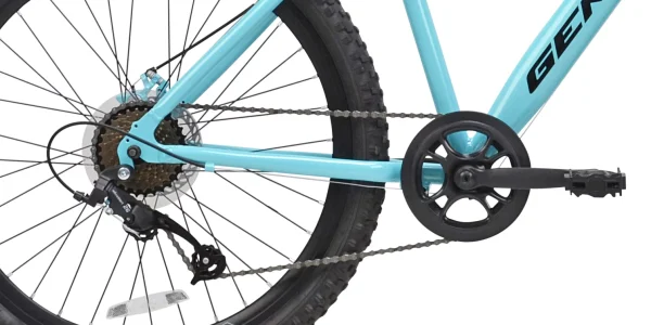 Genesis 26-inch Vallaro Women's Aluminum Mountain Bike, Light Blue - MadeInUSA - Image 7