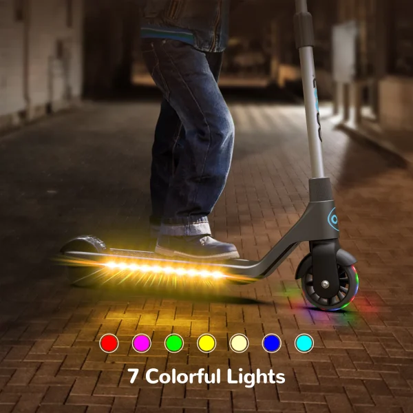 Kistp Electric Scooter for Kid's Age 6-12, up to 6.2 Mph, up to 110 Lbs., Adjustable Handlebar - MadeInUSA - Image 2