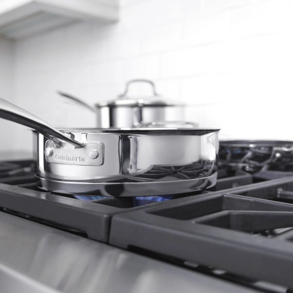 Cuisinart 11-Piece Professional Cookware Set, Stainless Steel - MadeInUSA - Image 3