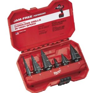 6Piece Step Drill Bit Set - MadeInUSA