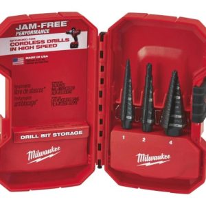 3Piece Step Drill Bit Set - MadeInUSA