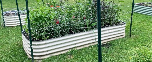 Vego Garden 17 in. Tall 6 in 1 Modular Metal Raised Garden Bed Kit - Olive Green - MadeInUSA - Image 6