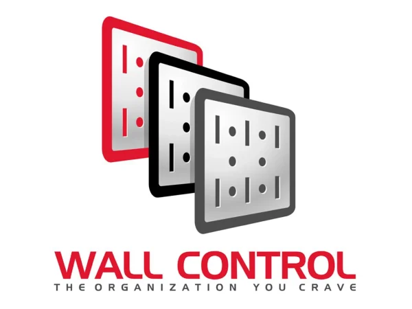 Wall Control  Office Wall Mount Desk Storage & Organization Kit, White & Blue - 48 x 32 x 12 in. - MadeInUSA - Image 3