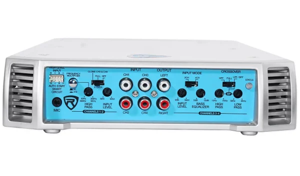 Rockville RXM-F3 1600 Watt Marine/Boat 4 Channel Amplifier Amp+PA Microphone - MadeInUSA - Image 5