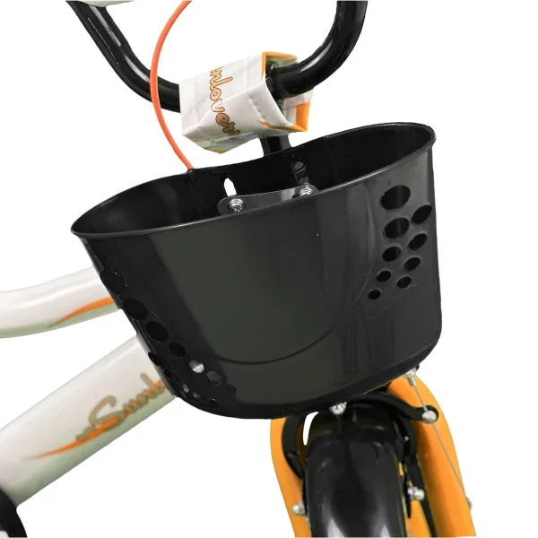 SUNLOVERR Orange Comet Boys Bike for Toddlers and Kids Ages 3-5 Years Old, 12 Inch Kids Bike with Training Wheels & Basket, Boy Bicycle with Handbrake. - MadeInUSA - Image 7