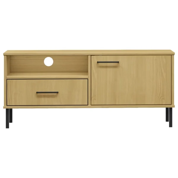 Irfora parcel,Furniture Room Tv Pine Oslo 351021 Tv Console With Wood Pine Oslo Room Tv Media Console With Wood Tv Stand With Stand With Metal Furniture Tv Console Media Furniture Tv With Wood Pine - MadeInUSA