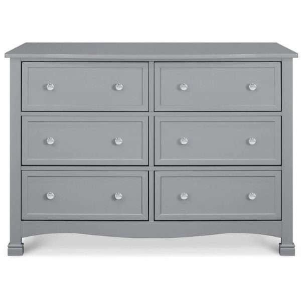DaVinci Kalani 6 - Drawer Double Wide Dresser - Chestnut - MadeInUSA - Image 5