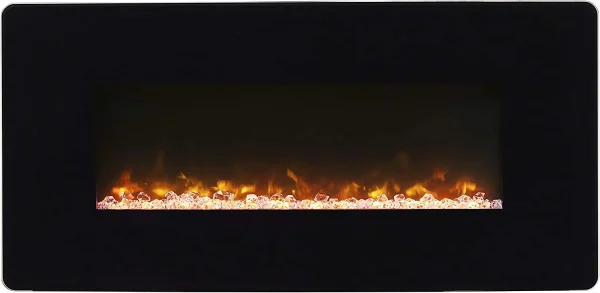 Dimplex Winslow 35"Wall-Mounted Electric Fireplace (Model: SWM3520), 4777 BTU, 120 Volt, 1400 Watt, Black - MadeInUSA - Image 3