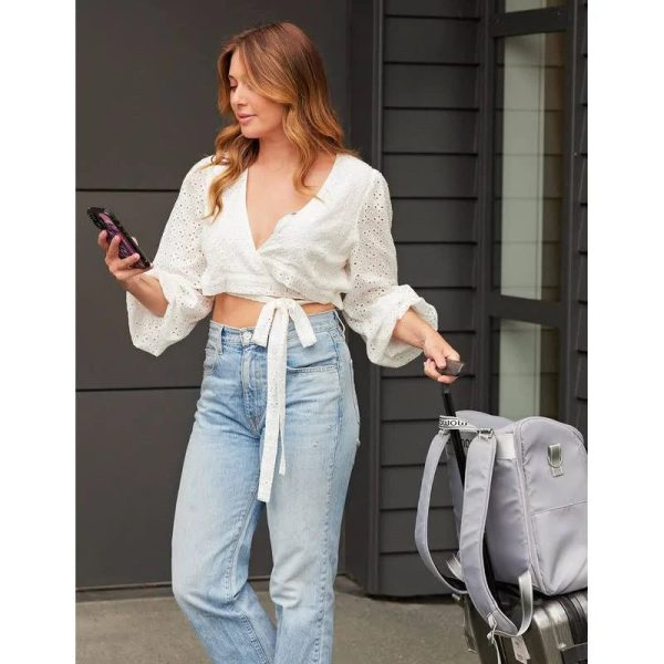 Momcozy Muse 5 Hands Free Breast Pump Wearable, Electric Breast Pump Portable Gray with Breast Pump Bag, Size: 24 mm - MadeInUSA - Image 11