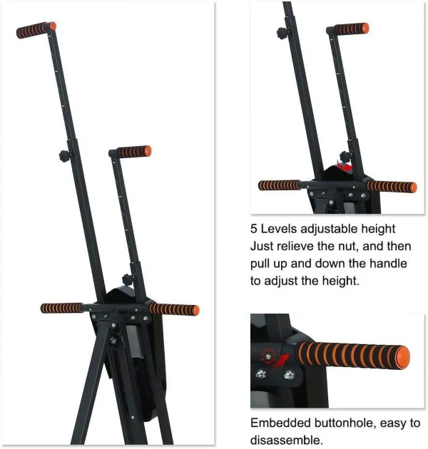 CITYBIRDS Sportsroyals Vertical Climber - Folded Cardio Exercise Equipment Stair Climber Full Body Workout for Women Men - MadeInUSA - Image 3