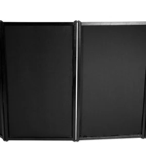 Rockville RFAAC DJ Event Facade 6-Panel Light Metal Frame Booth+Travel Bag+Scrim - MadeInUSA