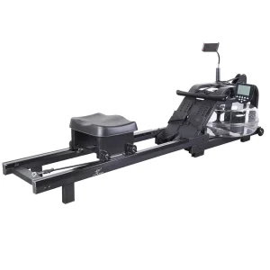 FITPHER Water Resistance Rowing Machine Resistance Metal Dual-Track Healthy Indoor Gym Equipment for Fitness (Irony) - MadeInUSA