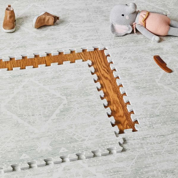 House of Noa Little Nomad Play Mat L Ula in Indigo Size 4x8 - MadeInUSA - Image 11