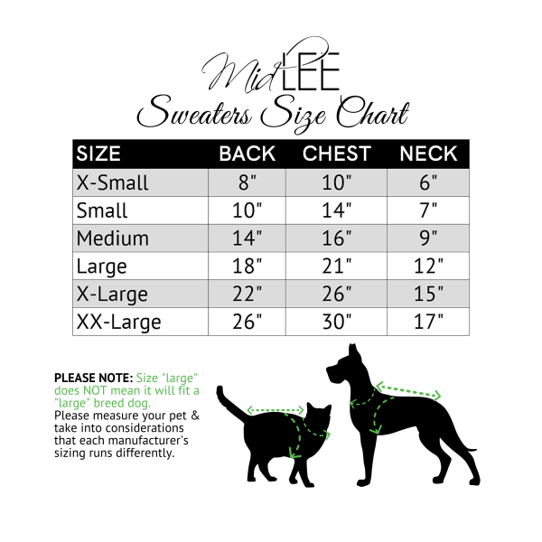 Midlee Cable Knit Dog Sweater (Gray) - Image 5