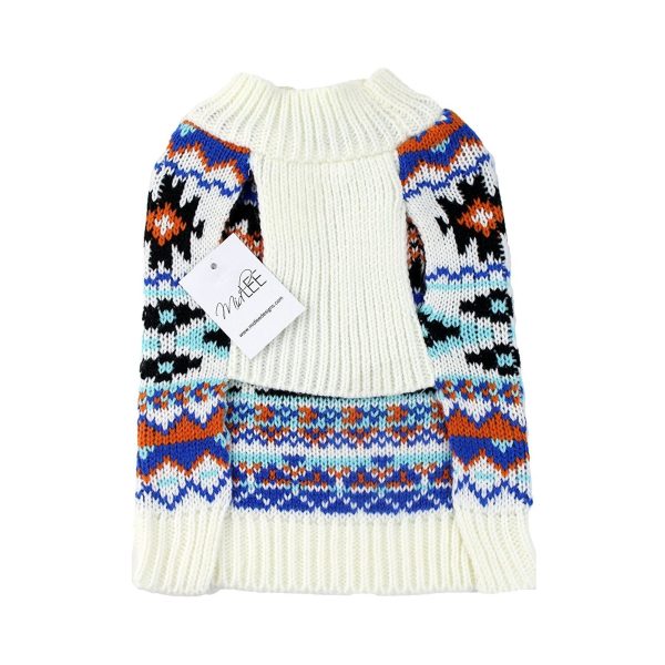 Midlee Aztec Dog Sweater - Image 3