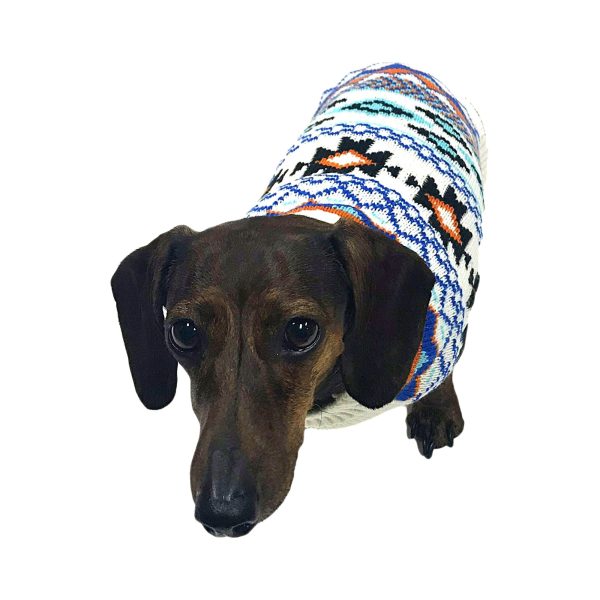Midlee Aztec Dog Sweater - Image 4