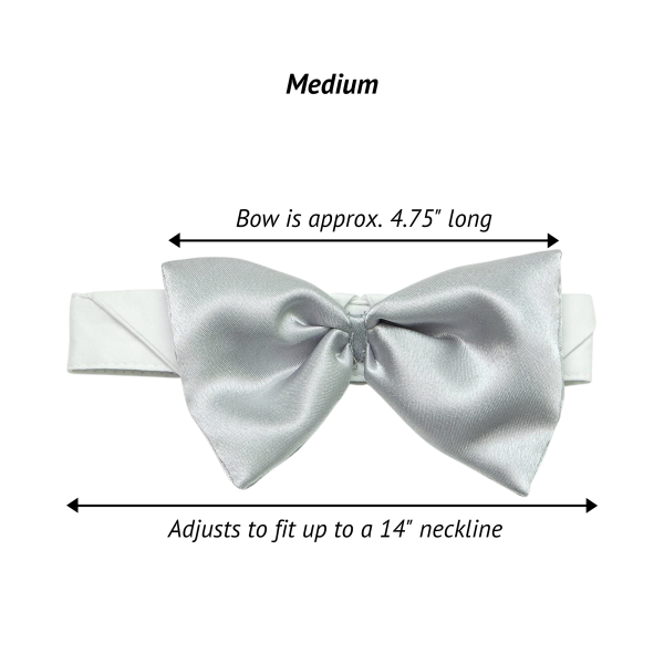Midlee Satin Bow Tie Dog Wedding Collar - Image 9