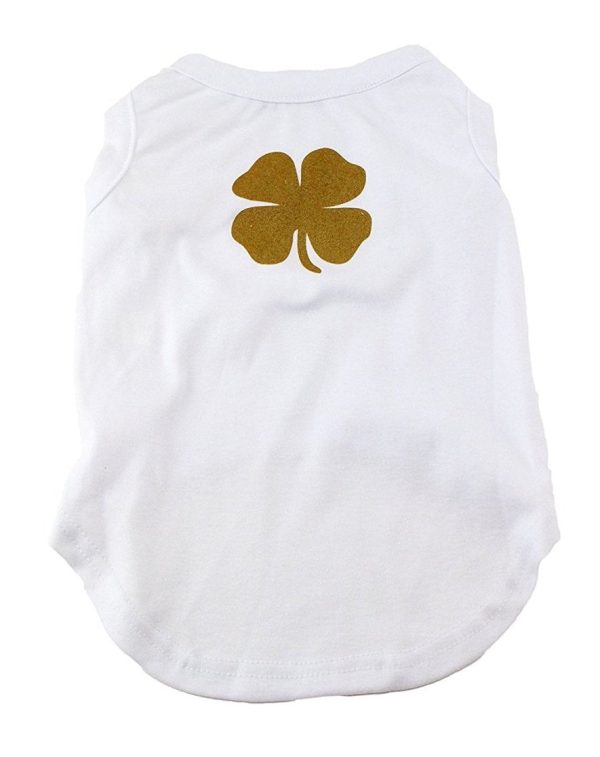 Midlee Four Leaf Clover St Patrick's Day Shirt - Image 2