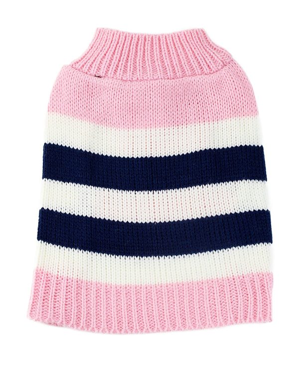 Midlee Striped Colorblock Dog Sweater - Image 9