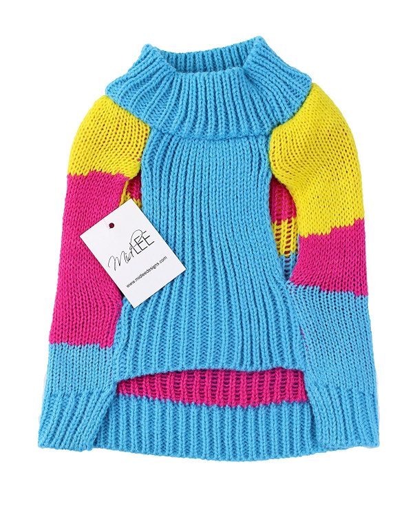 Midlee Retro Abstract Dog Sweater - Image 2