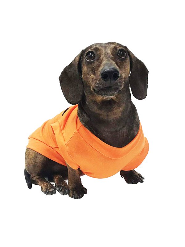 Midlee Pumpkin Face Dog Shirt Costume - Image 4