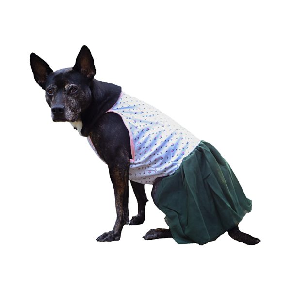 Midlee Pink Rose Tutu Large Dog Dress - Image 8